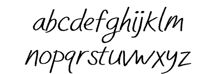 LT Feelgood Rough Regular Font LOWERCASE