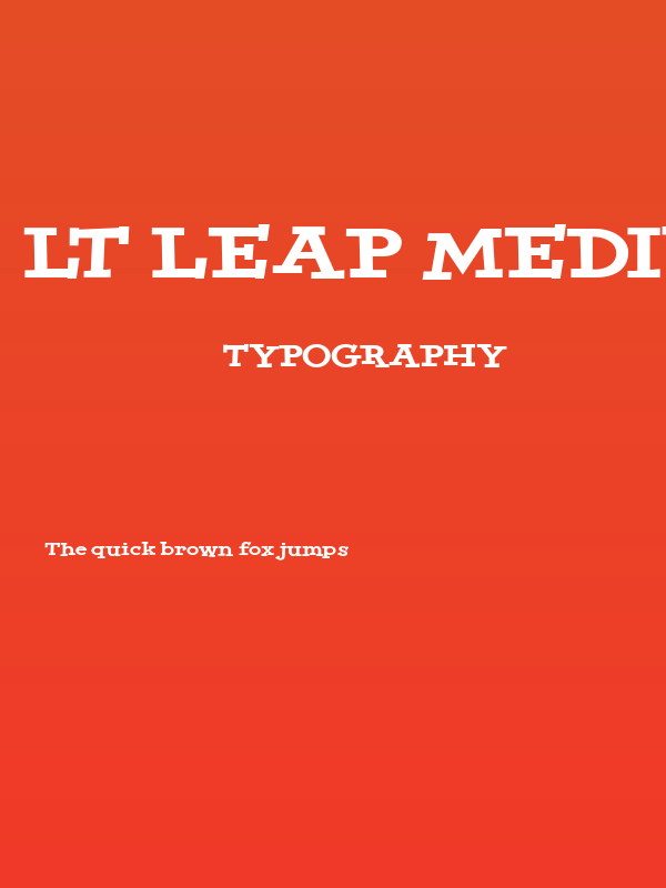 LT Leap Medium Poster