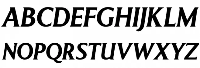 LT Museum Bold Italic 字体 大写