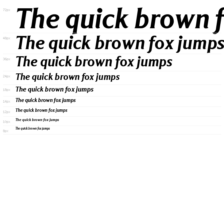 LT Museum Bold Italic Waterfall