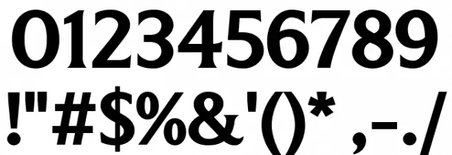 LT Museum Bold Font OTHER CHARS