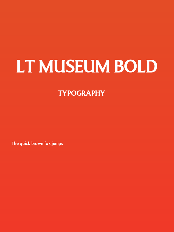 LT Museum Bold Poster
