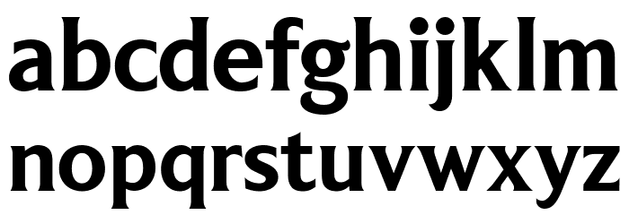 LT Museum Bold Font LOWERCASE