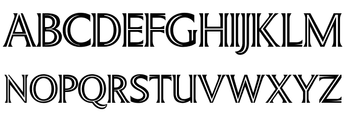 LT Museum Inline Bold Font OTHER CHARS