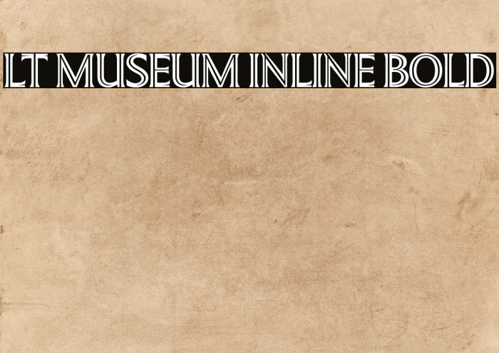LT Museum Inline Bold Example 3