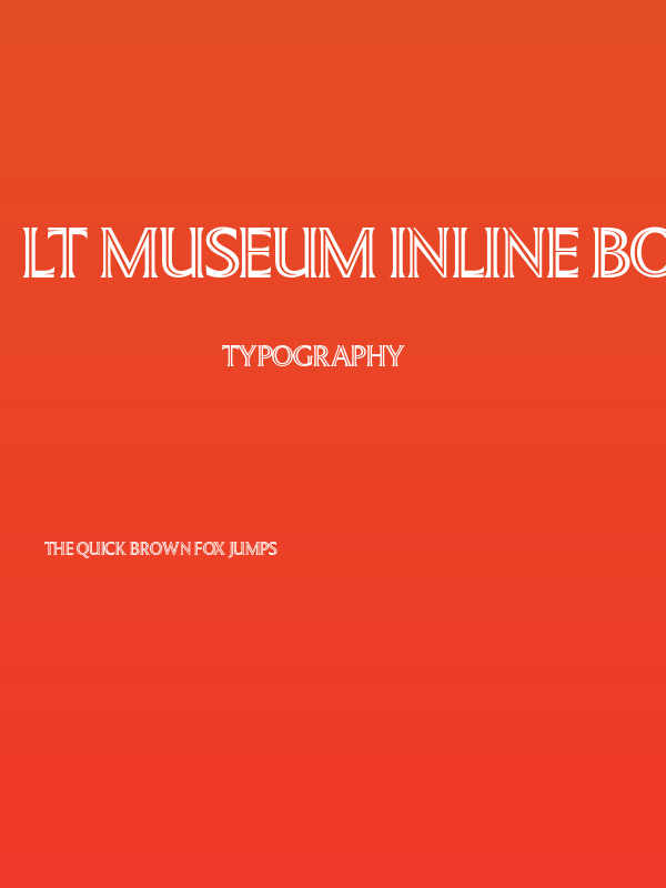LT Museum Inline Bold Poster