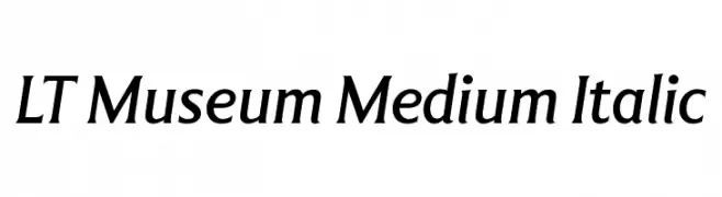 LT Museum Medium Italic  Descarca Fonturi Gratis