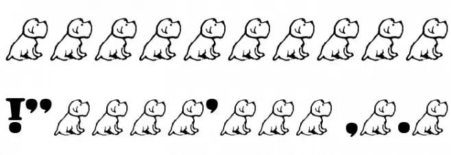 LT Nutshell Library Black Font OTHER CHARS