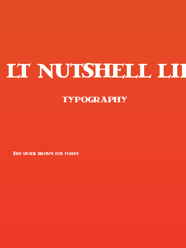LT Nutshell Library Black Poster