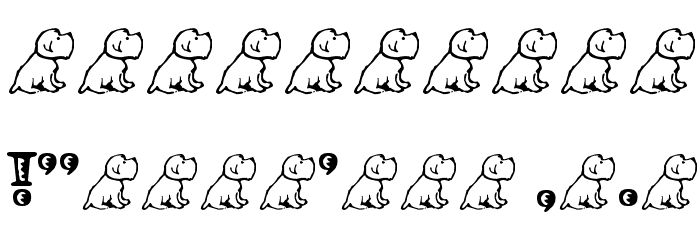 LT Nutshell Library Font OTHER CHARS