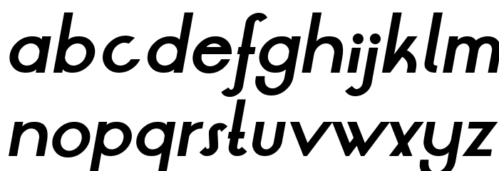 LT Oksana Bold Italic Font LOWERCASE