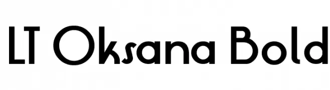 LT Oksana Bold  Frei Schriftart Herunterladen