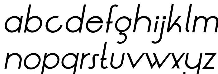 LT Oksana Italic Font LOWERCASE