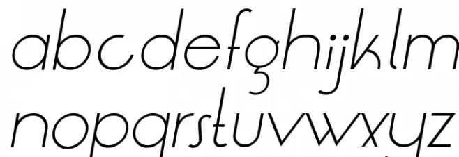 LT Oksana Light Italic Fuentes MINÚSCULAS