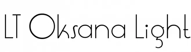 LT Oksana Light  baixar fontes gratis