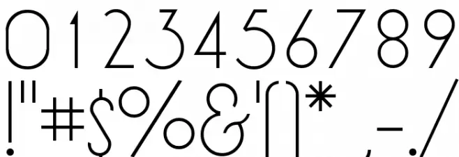 LT Oksana Light Font OTHER CHARS