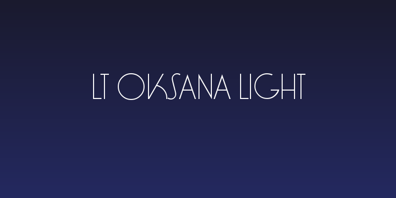 LT Oksana Light Social Header