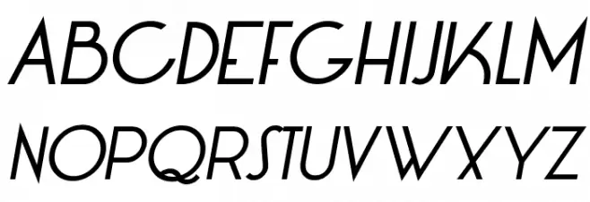 LT Oksana Medium Italic Schriftart Groß