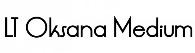 LT Oksana Medium  Frei Schriftart Herunterladen