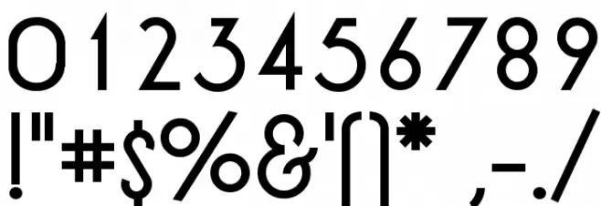 LT Oksana Medium Font OTHER CHARS