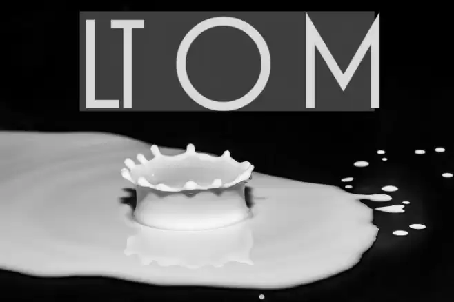 LT Oksana Medium Font examples