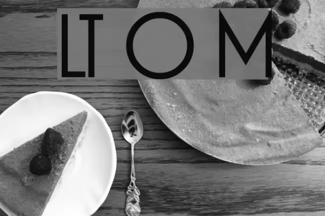 LT Oksana Medium Font examples