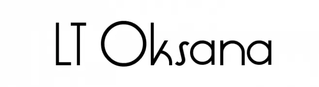 LT Oksana  Frei Schriftart Herunterladen