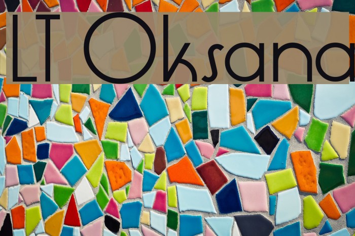 LT Oksana Font examples