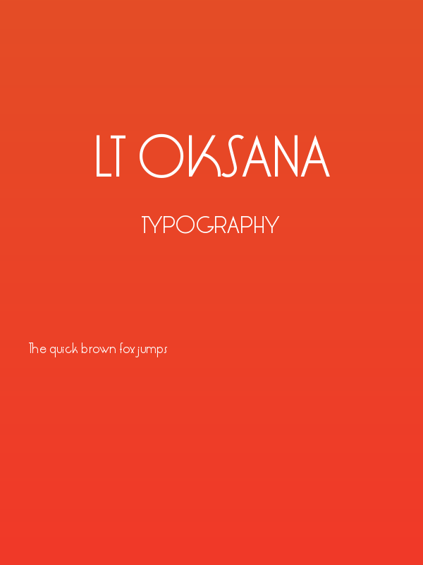 LT Oksana Poster