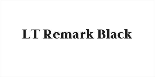 LT Remark Black Logo