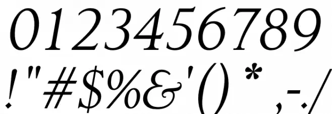 LT Remark Italic Font OTHER CHARS