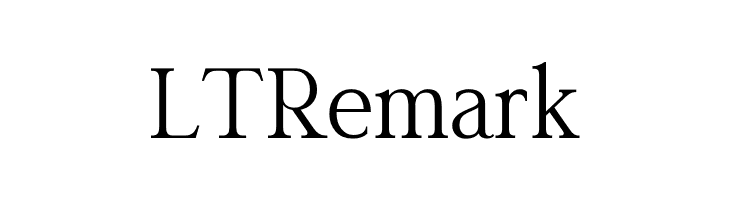 LT Remark  免费字体下载