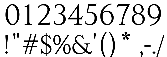 LT Remark Font OTHER CHARS