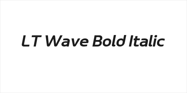 LT Wave Bold Italic Logo