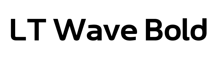 LT Wave Bold  Frei Schriftart Herunterladen
