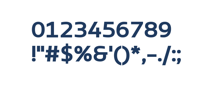 LT Wave Bold Other Characters