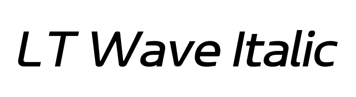 LT Wave Italic  フリーフォントのダウンロード
