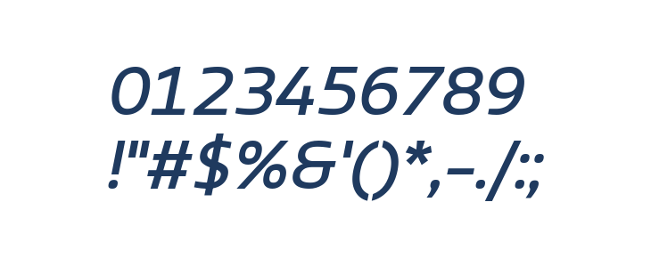 LT Wave Italic Other Characters