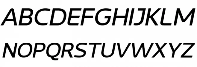 LT Wave Italic Schriftart Groß