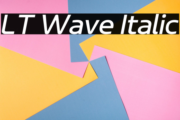 LT Wave Italic Example 1
