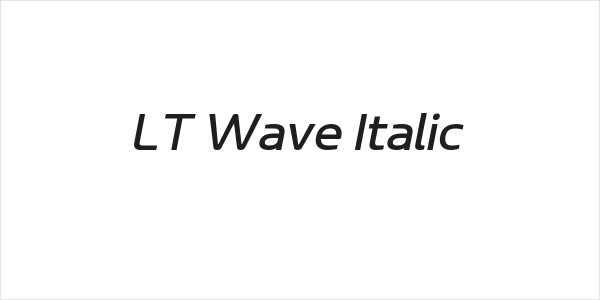 LT Wave Italic Logo