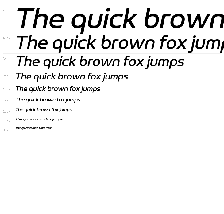 LT Wave Italic Waterfall