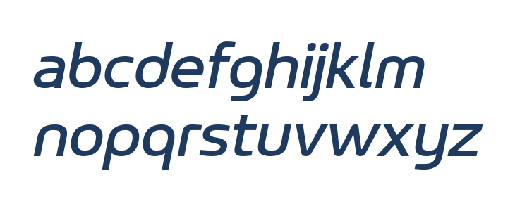 LT Wave Italic Lowercase