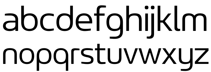 LT Wave Light Font LOWERCASE