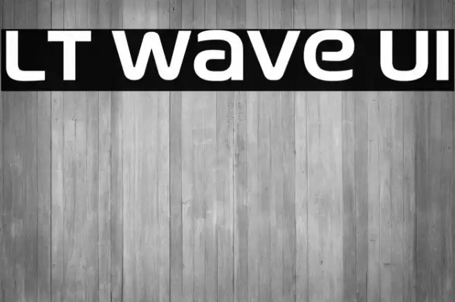 LT Wave UI Font examples