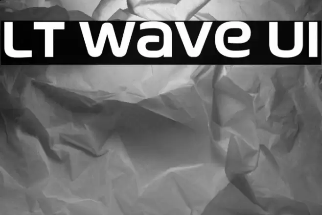 LT Wave UI Font examples
