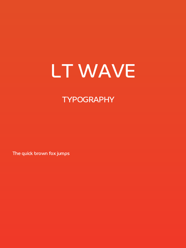 LT Wave Poster