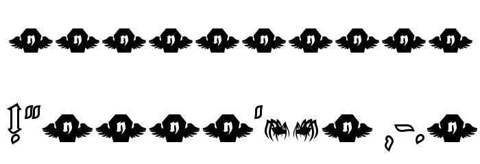 LT White Fang Font OTHER CHARS