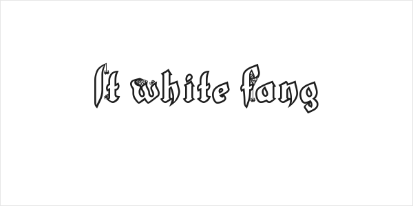 LT White Fang Logo