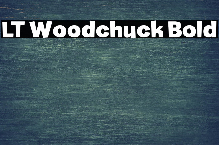 LT Woodchuck Bold Example 2